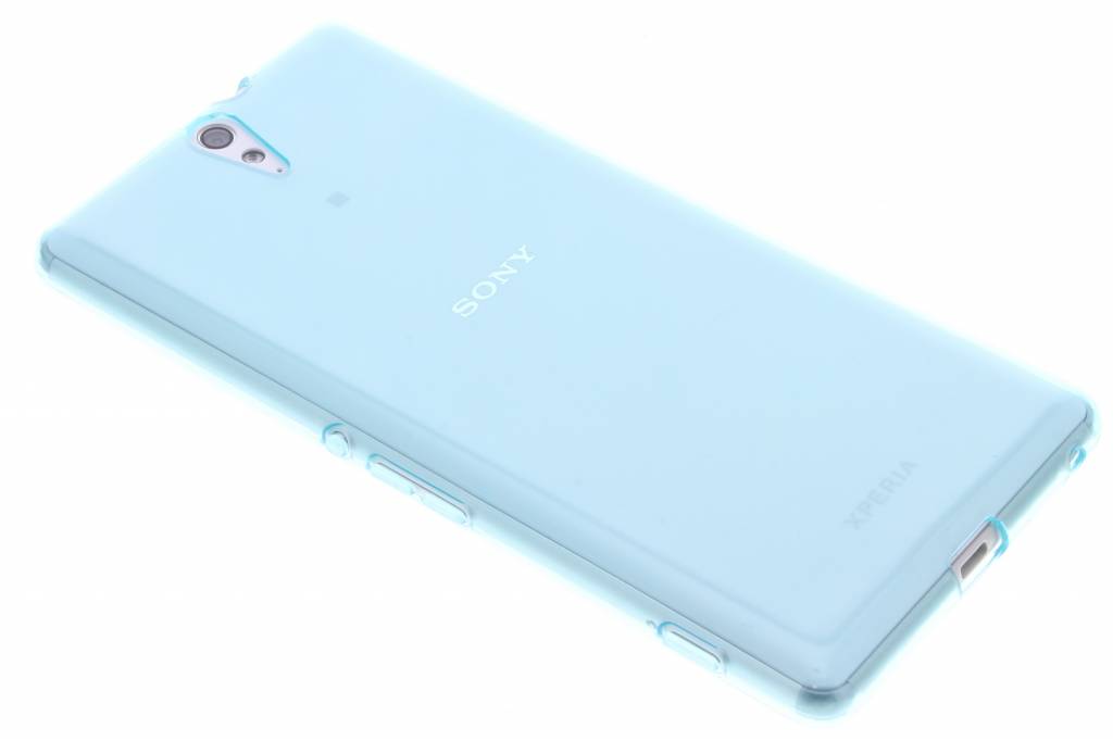 Image of Turquoise transparante gel case voor de Sony Xperia C5 Ultra