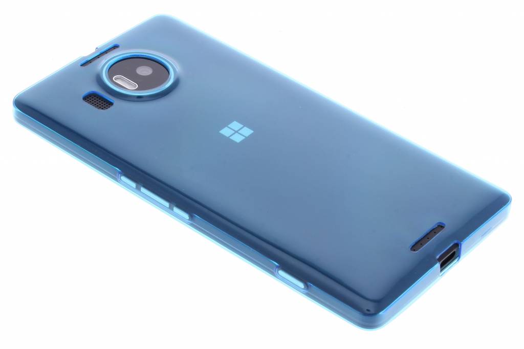 Image of Blauw ultra thin transparant TPU hoesje voor de Microsoft Lumia 950 XL