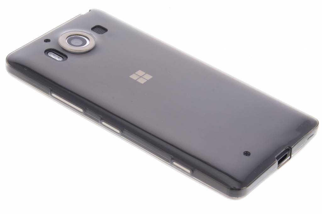 Image of Grijs ultra thin transparant TPU hoesje voor de Microsoft Lumia 950