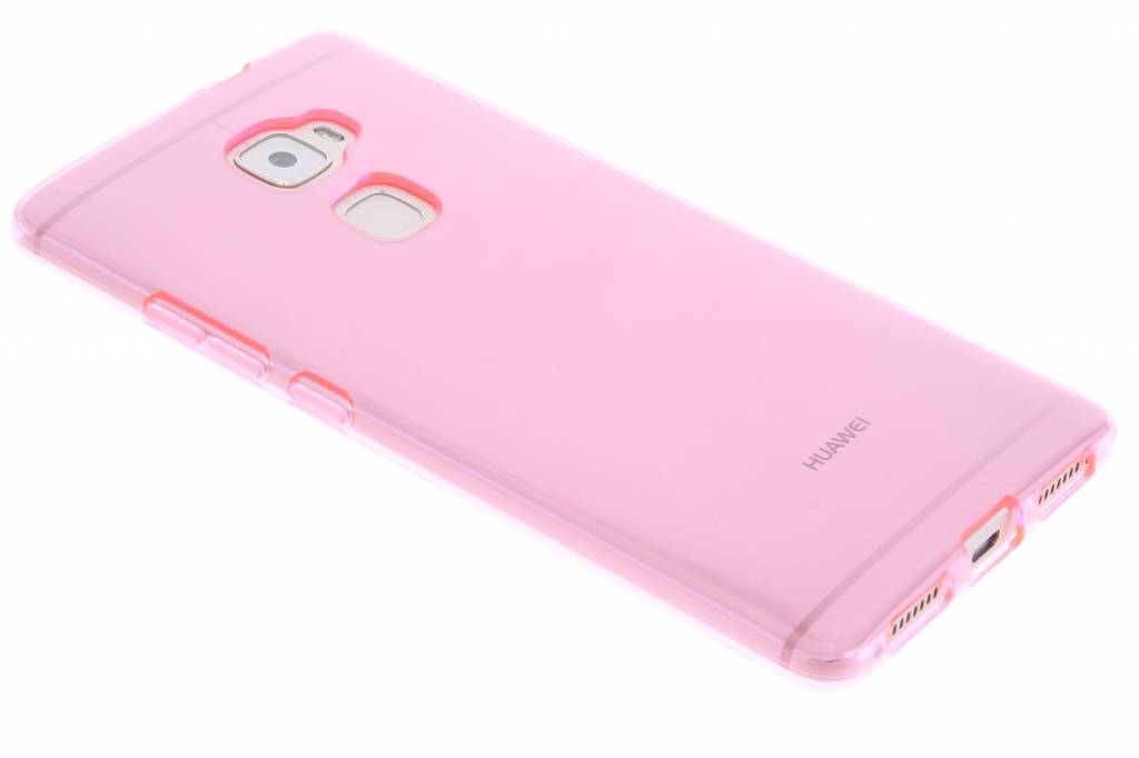 Image of Roze transparante gel case voor de Huawei Mate S