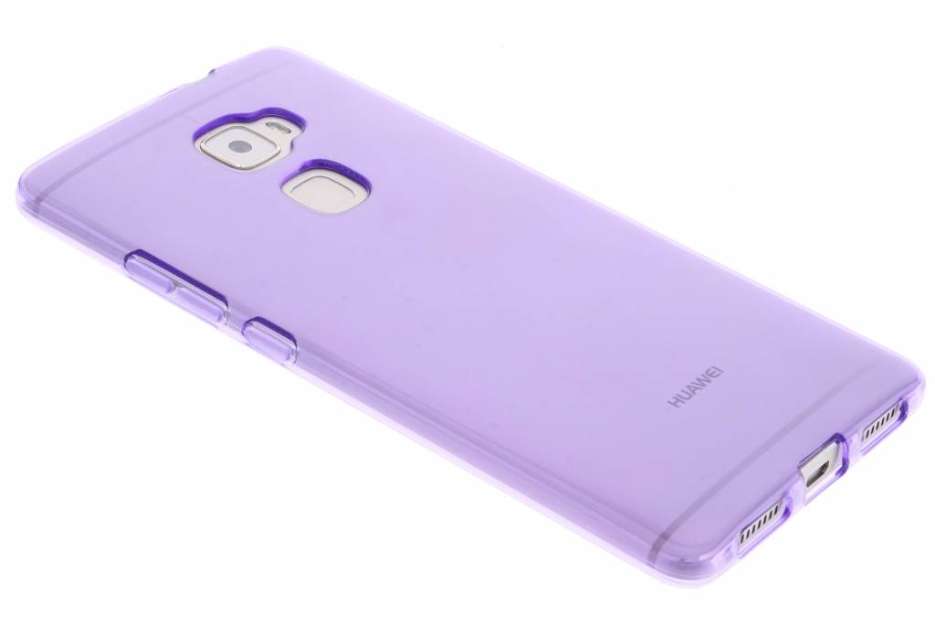 Image of Paarse transparante gel case voor de Huawei Mate S