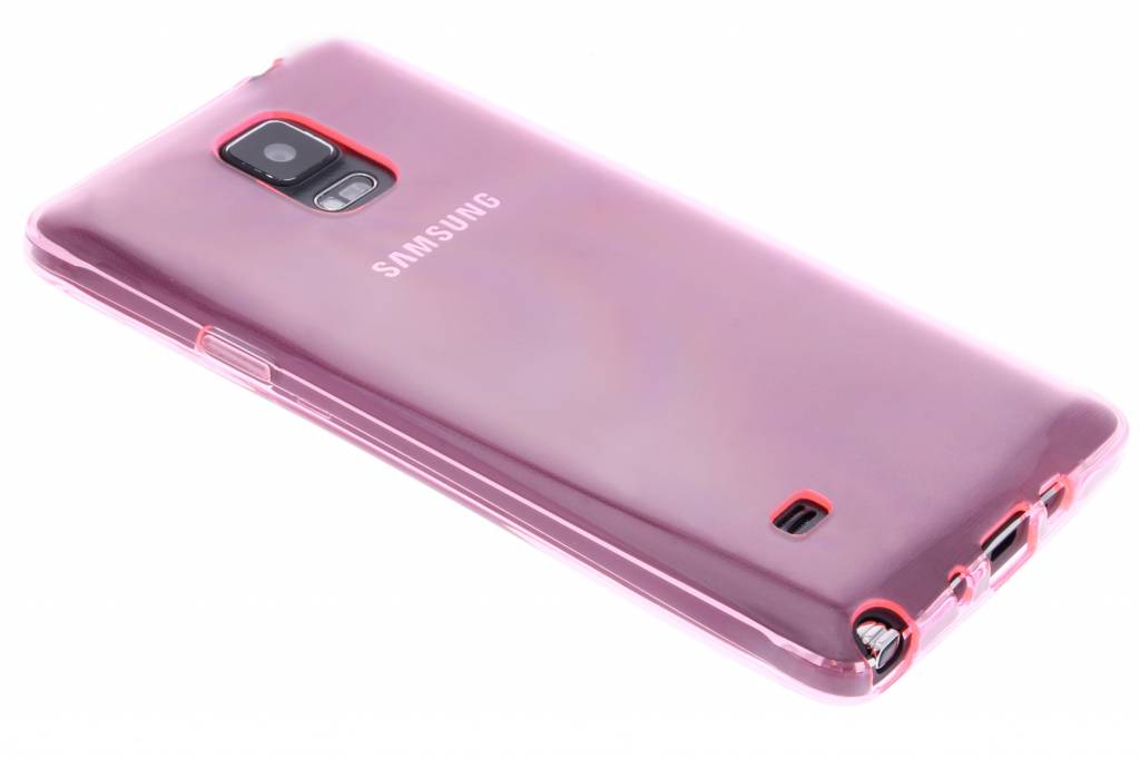 Image of Roze transparante gel case voor de Samsung Galaxy Note 4