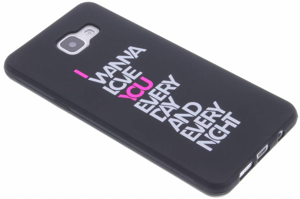 Image of I wanna love you Glow in the dark TPU case voor de Samsung Galaxy A5 (2016)