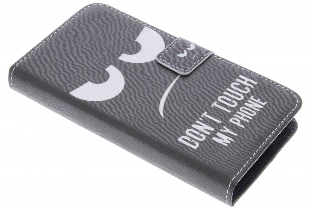 Image of Don't touch design TPU booktype hoes voor de Microsoft Lumia 550