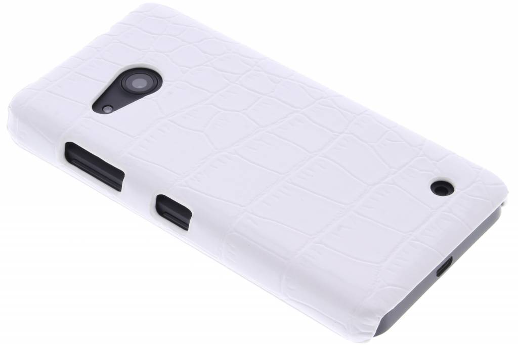 Image of Wit krokodil design hardcase hoesje voor de Microsoft Lumia 550