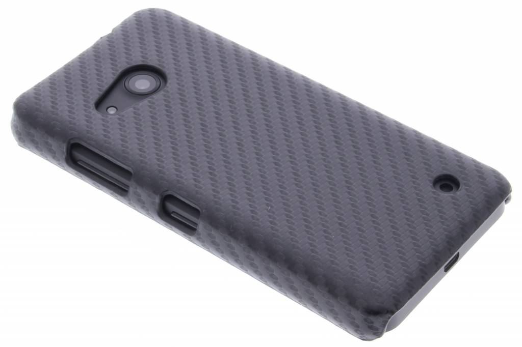 Image of Zwart carbon look hardcase hoesje voor de Microsoft Lumia 550