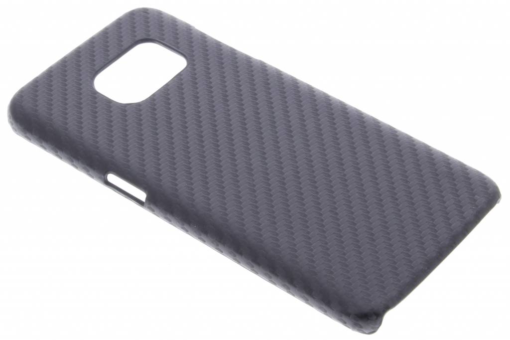 Image of Zwart carbon look hardcase hoesje voor de Samsung Galaxy S7 Edge