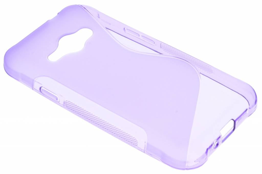 Image of Paars S-line TPU hoesje voor de Samsung Galaxy J1 (2016)