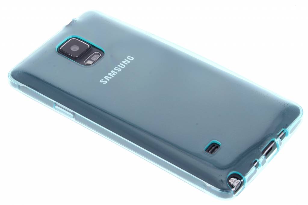 Image of Turquoise transparante gel case voor de Samsung Galaxy Note 4