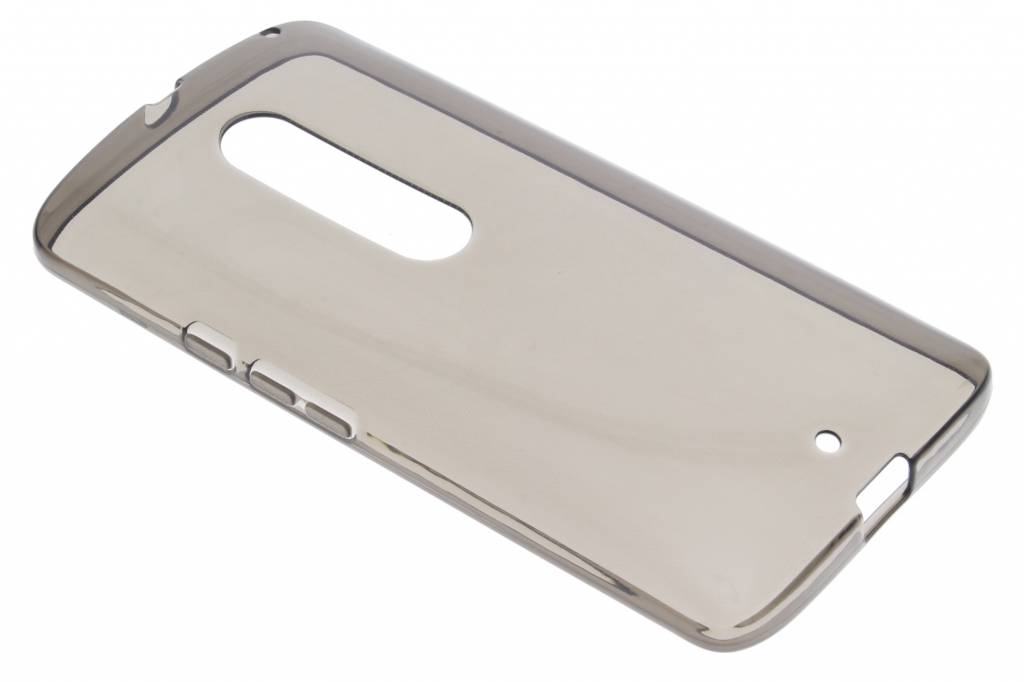 Image of Grijs transparante gel case Motorola Moto X Play