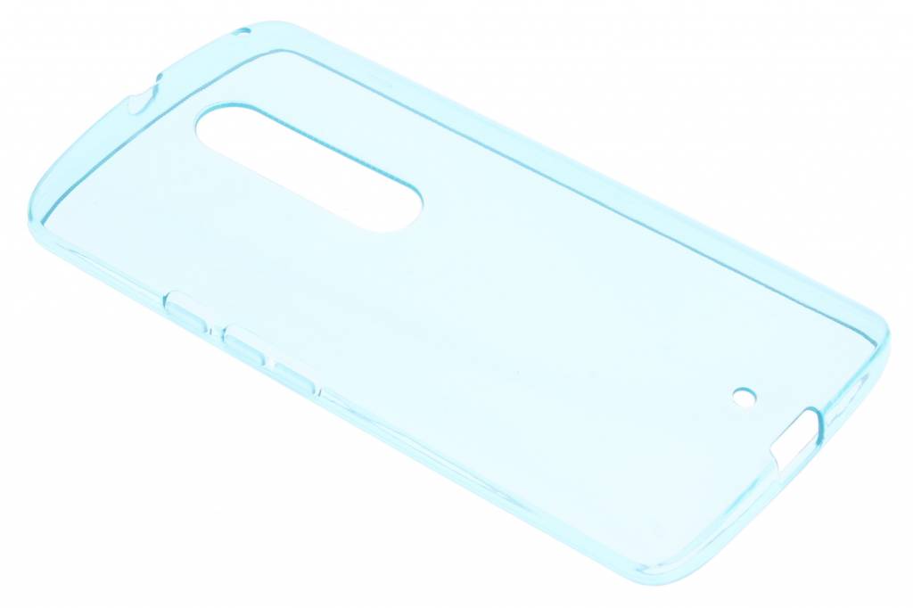 Image of Turquoise transparante gel case voor de Motorola Moto X Play