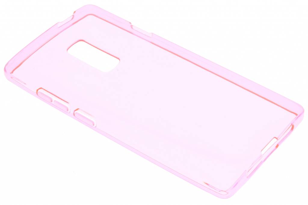 Image of Roze transparante gel case voor de OnePlus 2