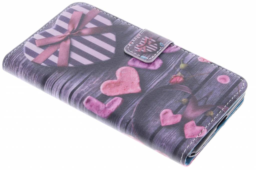 Image of Love design TPU booktype hoes voor de Microsoft Lumia 650