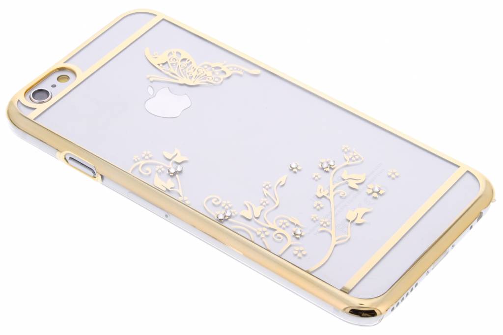 Image of Goud transparant vlinder design hardcase hoesje voor de iPhone 6 / 6s