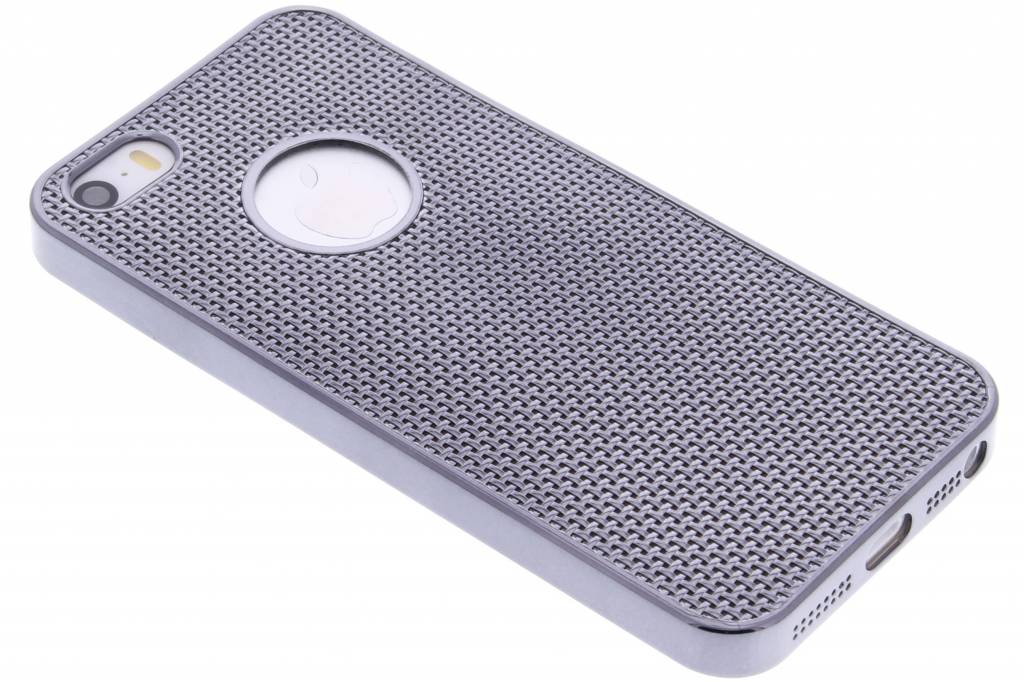 Image of Grijs raster TPU hoesje voor de iPhone 5 / 5s / SE