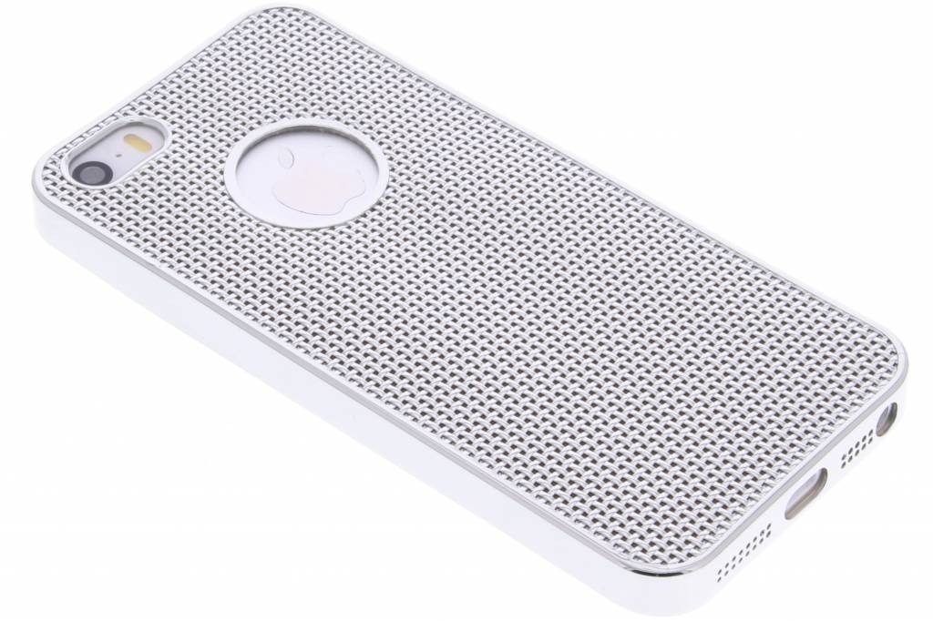 Image of Zilver raster TPU hoesje voor de iPhone 5 / 5s / SE