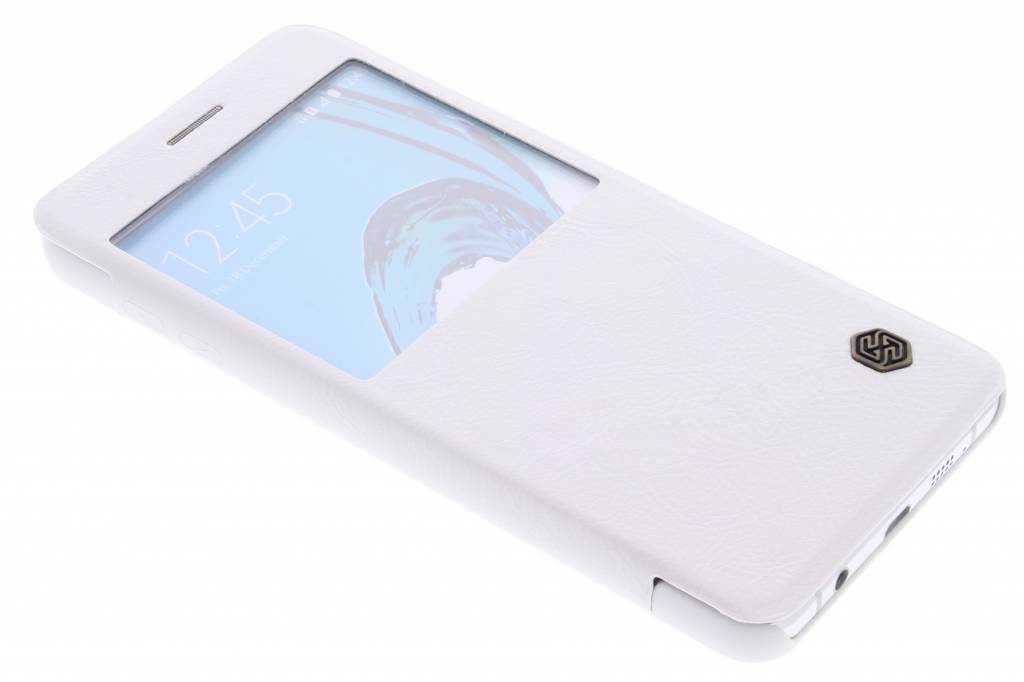Image of Qin Leather Case met venster voor de Samsung Galaxy A7 (2016) - White
