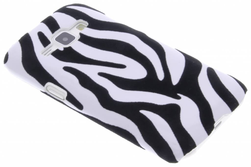 Image of Zebra flock hardcase hoesje voor de Samsung Galaxy J1