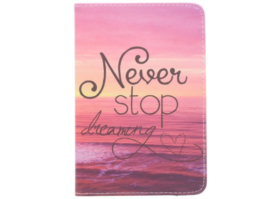 Image of Never stop dreaming design tablethoes voor de iPad Mini 4