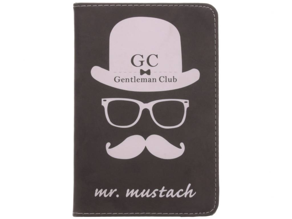 Image of Mr. Mustache design tablethoes voor de iPad mini 4