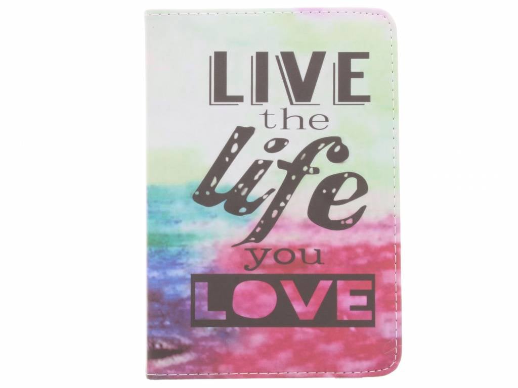 Image of Live the life design tablethoes voor de iPad mini 4