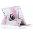 360° draaibare roosjes design tablethoes voor de iPad 2 / 3 / 4 360° draaibare roosjes design tablethoes voor de iPad 2 / 3 / 4