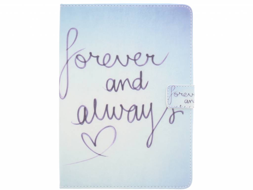 Image of Forever and always design TPU tablethoes voor de iPad Air