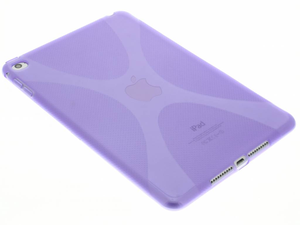 Image of Paarse X-line TPU tablethoes voor de iPad Mini 4