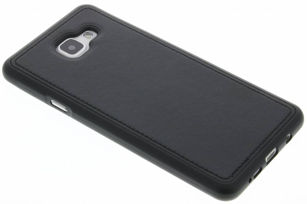 Image of Zwarte lederen TPU case voor de Samsung Galaxy A7 (2016)