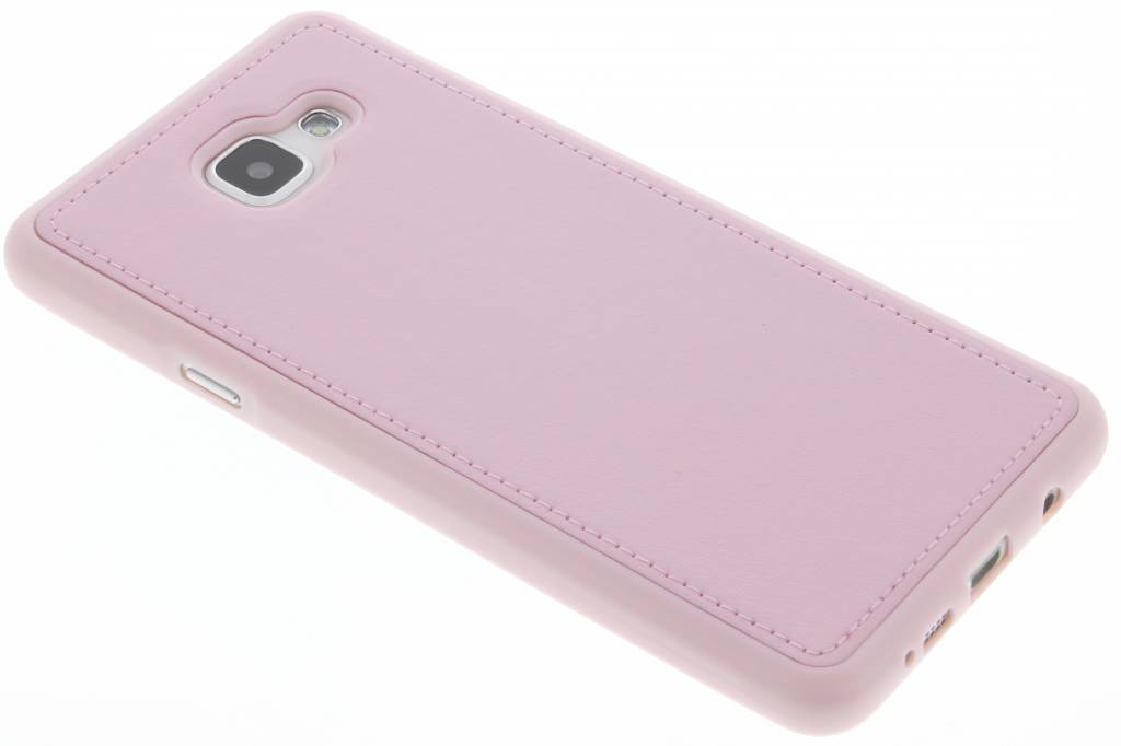 Image of Roze lederen TPU case voor de Samsung Galaxy A7 (2016)