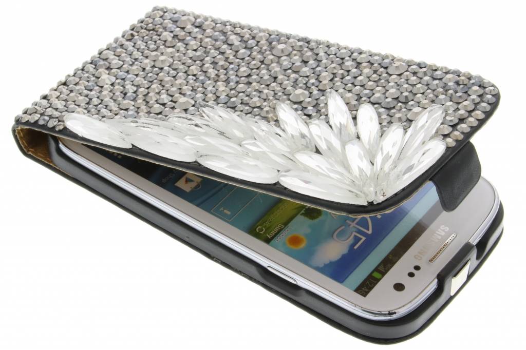 Image of Zeer luxe flipcase met glazen strass-steentjes voor de Samsung Galaxy S3 / Neo