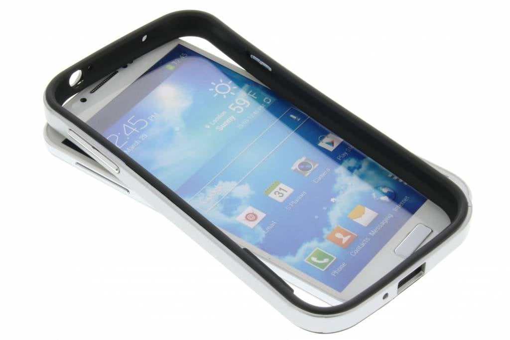 Image of Zilveren bumper voor de Samsung Galaxy S4