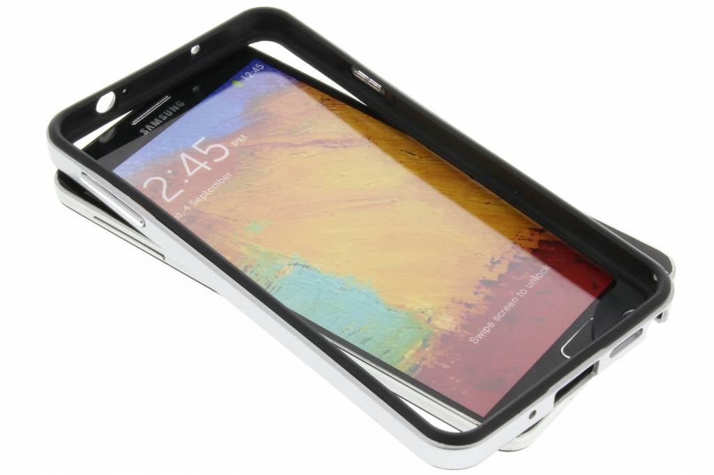 Image of Zilveren bumper voor de Samsung Galaxy Note 3