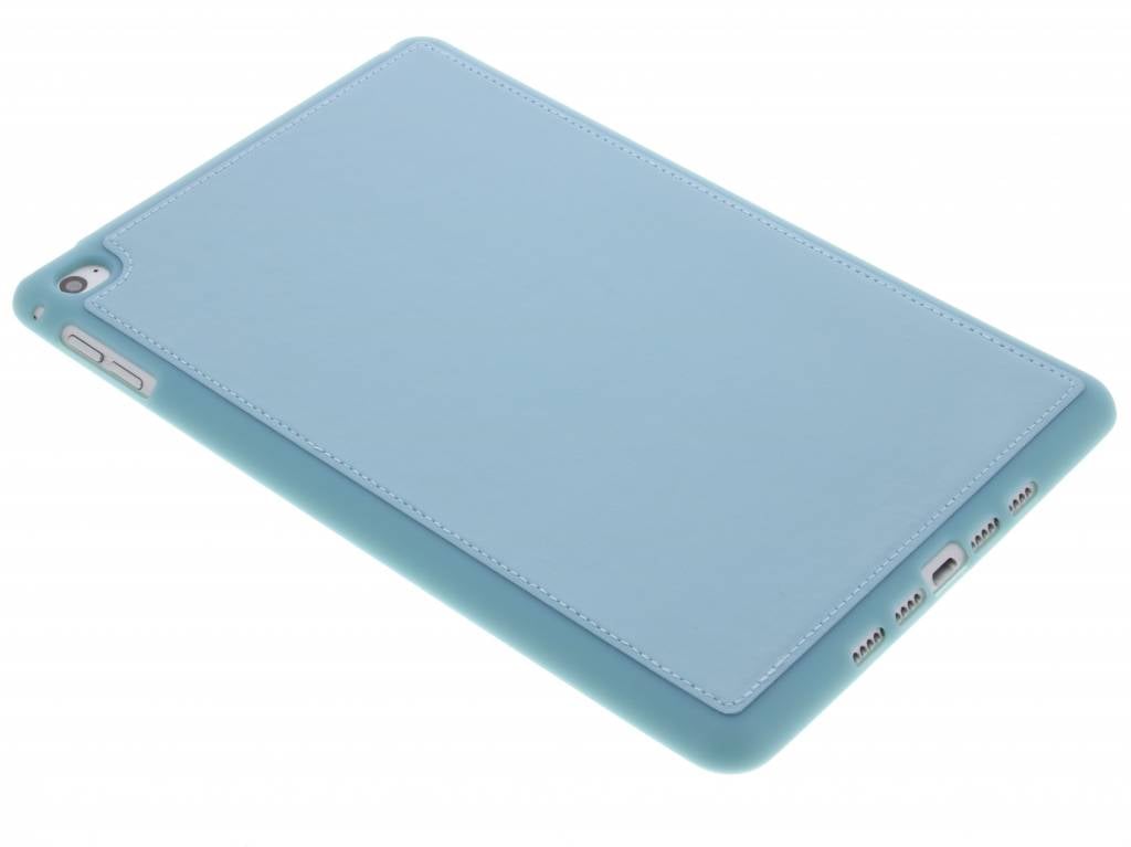 Image of Blauwe lederen TPU tablethoes voor de iPad Mini 4