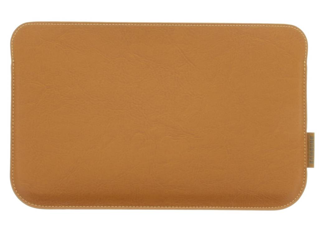 Image of Leather Pouch t/m 7 inch - Camel