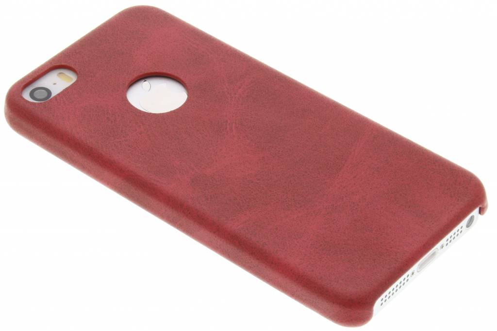 Image of Rode TPU Leather Case voor de iPhone 5 / 5s / SE