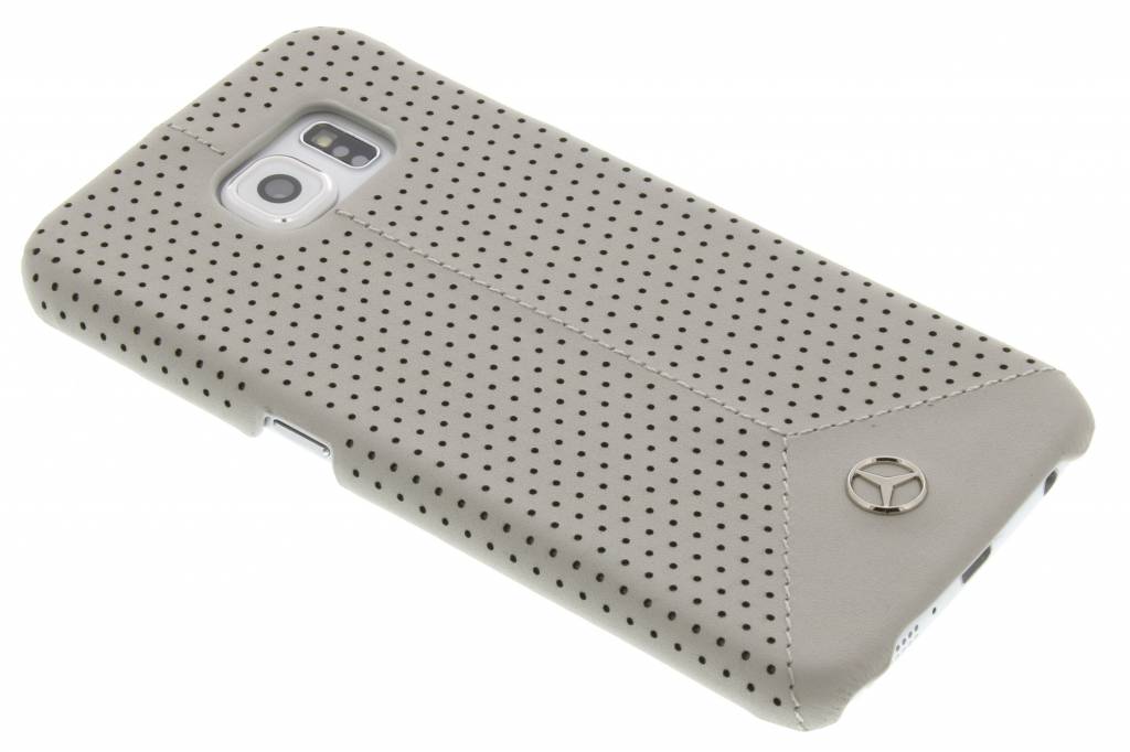 Image of Pure Line Perforated Leather hardcase voor de Samsung Galaxy S6 - Taupe