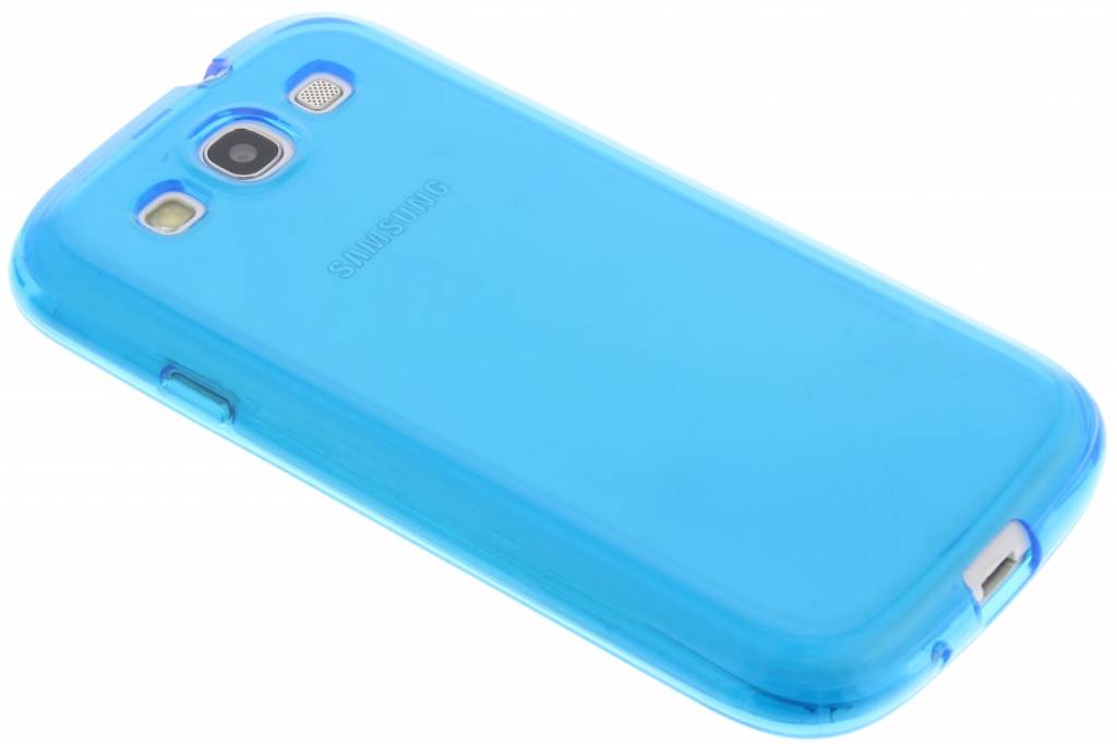 Image of Blauw transparante gel case voor de Samsung Galaxy S3 / Neo