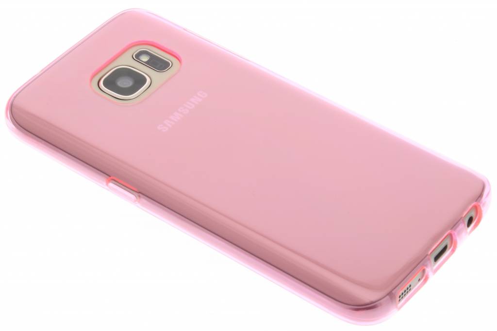 Image of Roze transparante gel case voor de Samsung Galaxy S7