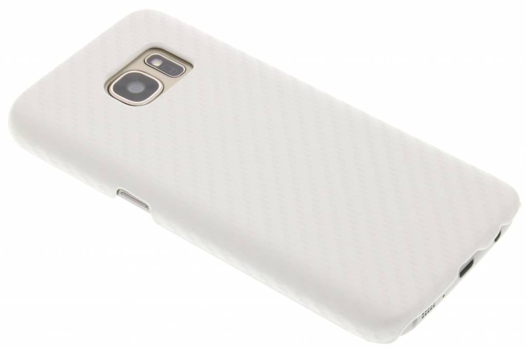 Image of Wit carbon look hardcase hoesje voor de Samsung Galaxy S7