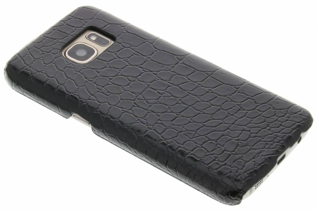 Image of Zwart krokodil design hardcase hoesje voor de Samsung Galaxy S7