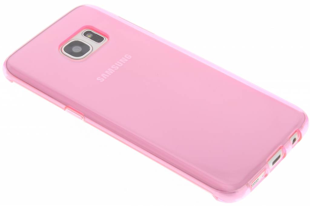 Image of Roze transparante gel case voor de Samsung Galaxy S7 Edge