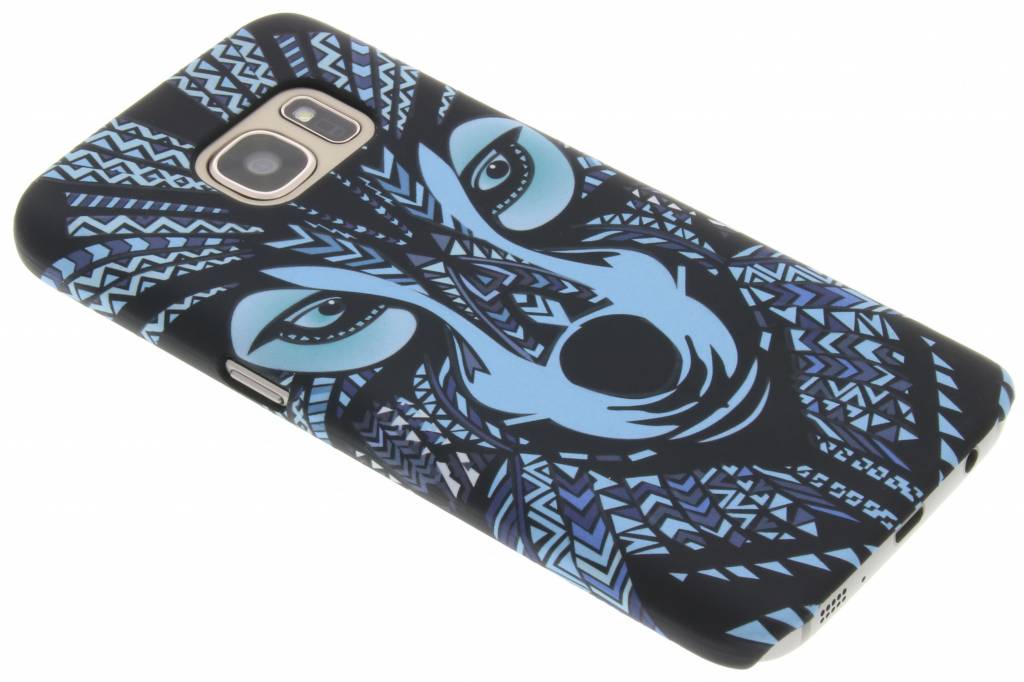 Image of Wolf aztec animal design hardcase hoesje voor de Samsung Galaxy S7