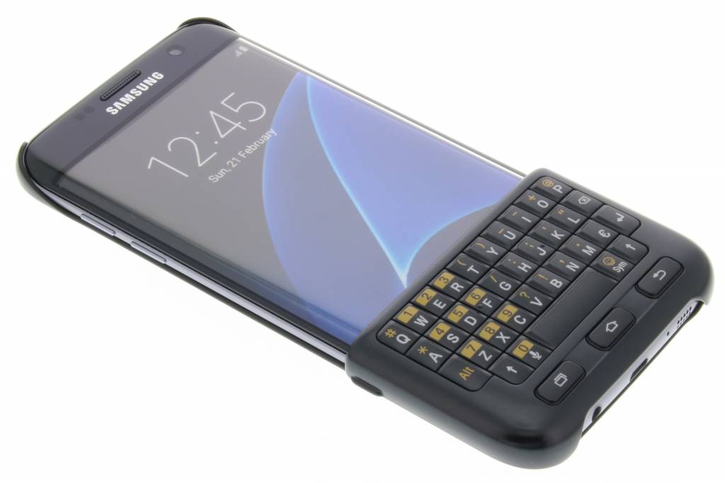 Image of Keyboard Cover voor de Galaxy S7 Edge - Zwart