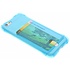 Blauw TPU hoesje met vakje voor de iPhone 6 / 6s Blauw TPU hoesje met vakje voor de iPhone 6 / 6s