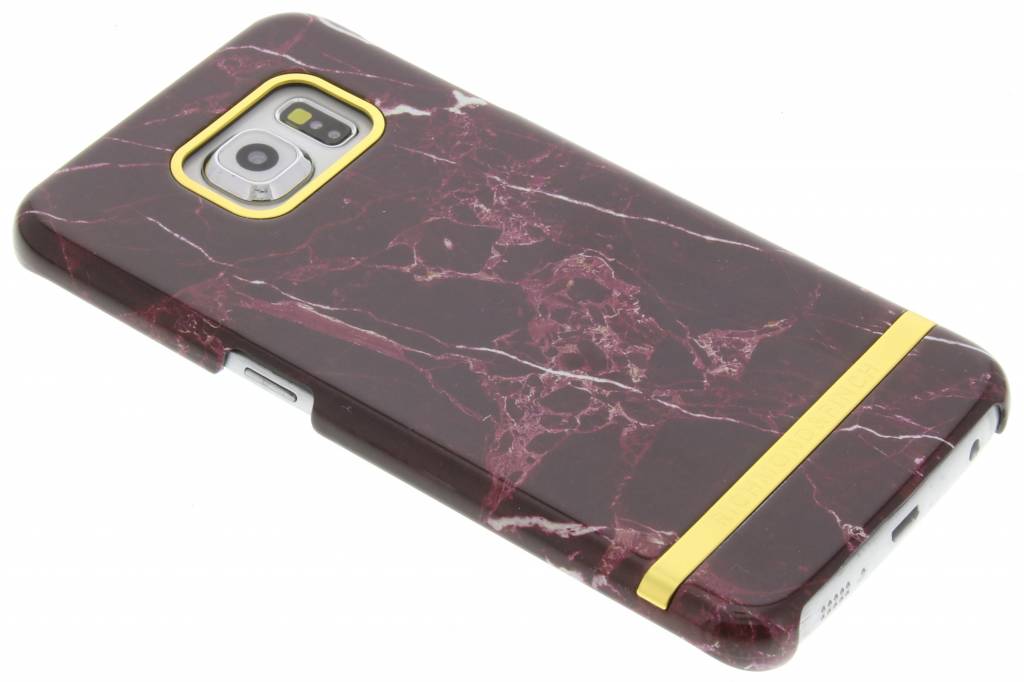 Image of Marble Glossy Case voor de Samsung Galaxy S6 Edge - Red