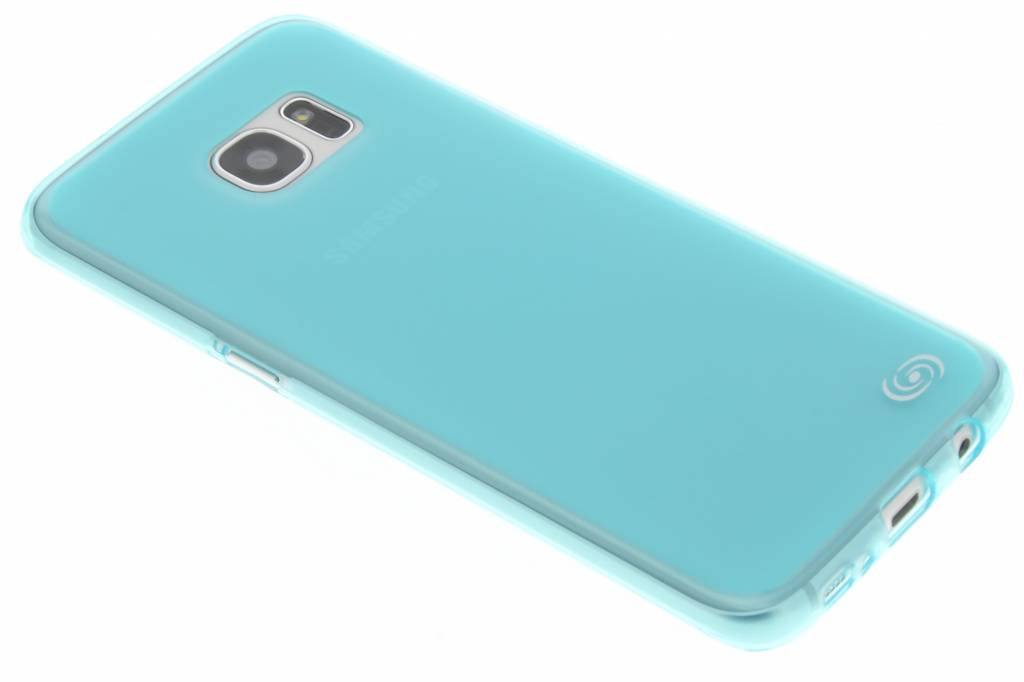 Image of Pixel TPU Case voor de Samsung Galaxy S7 Edge - Turquoise