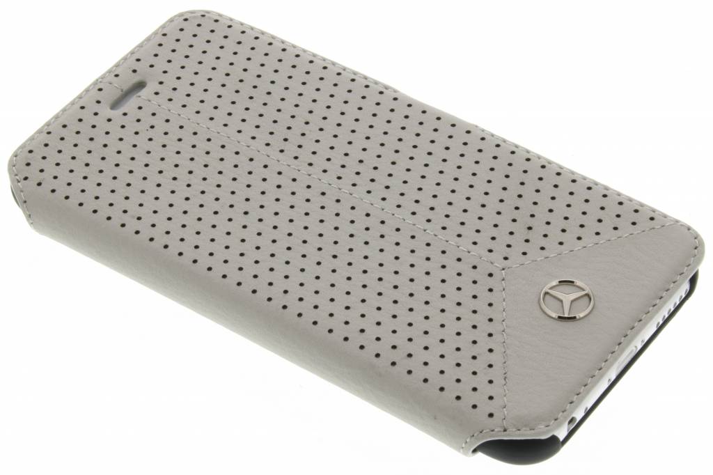 Image of Pure Line Perforated Leather Booktype voor de iPhone 6 / 6s - Taupe