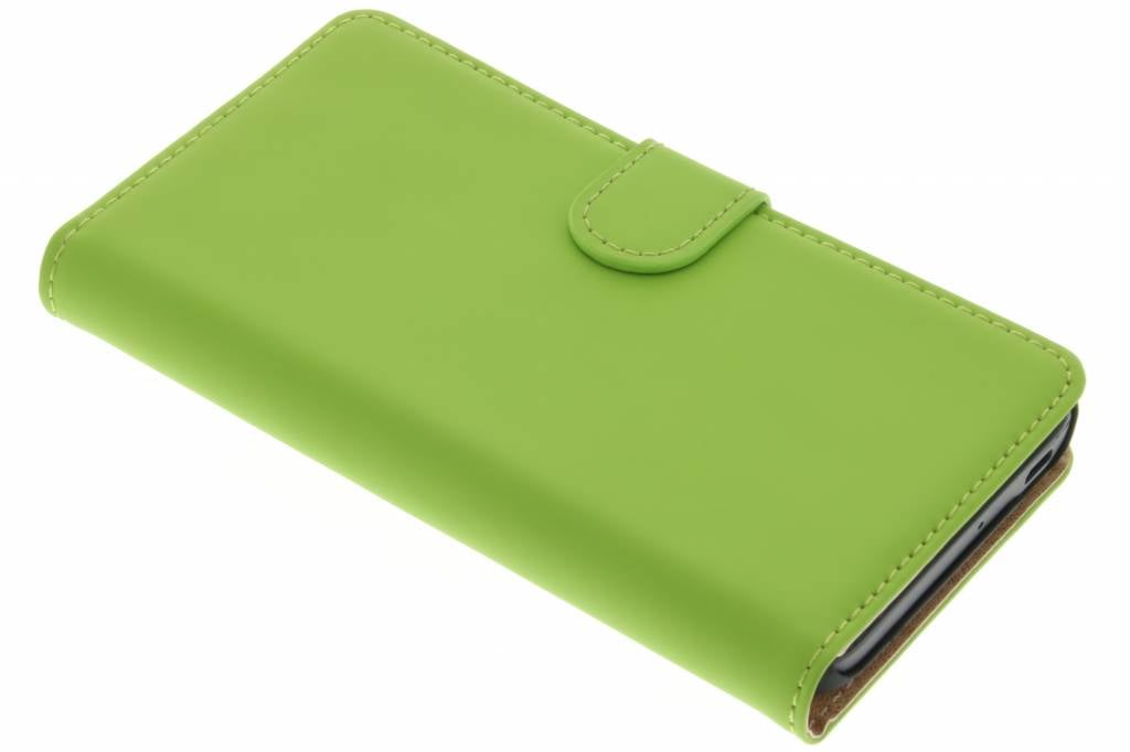 Image of Groene effen booktype hoes voor de Huawei Ascend G620s