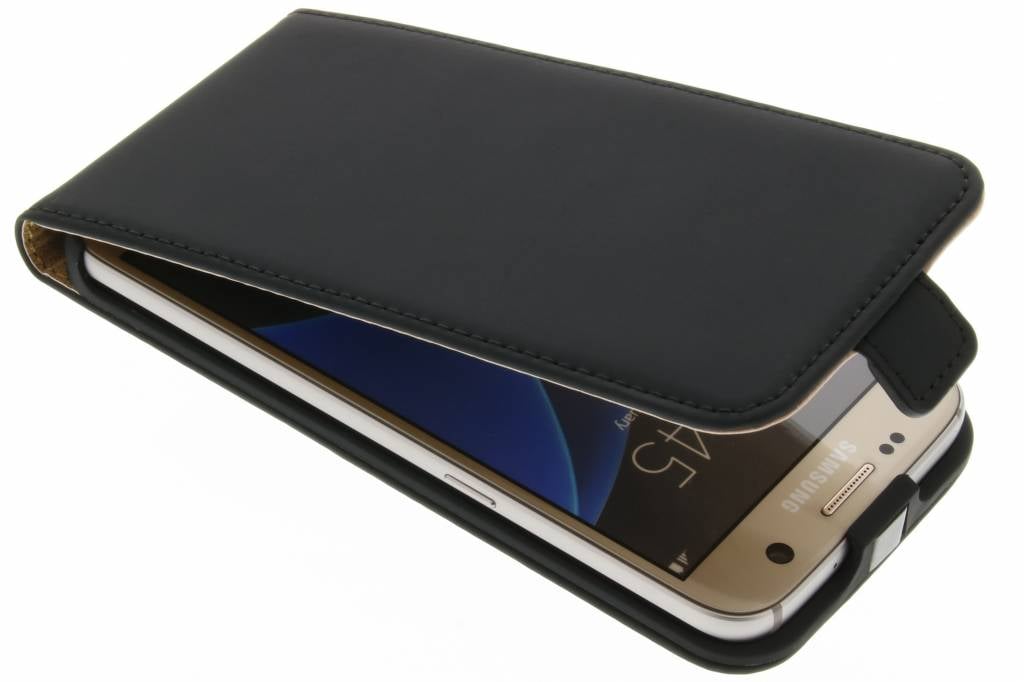 Image of Luxe Flipcase voor de Samsung Galaxy S7 - Zwart